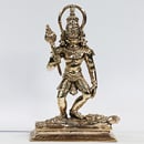 6 Inch five metal Hanuman Stepping on Saturn Statu